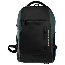 Swiss Military Grey & Black Medium Laptop Backpack image 1