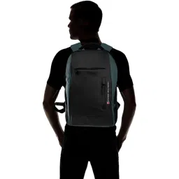 Swiss Military Grey & Black Medium Laptop Backpack image 2