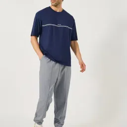 Styli Grey Cotton Relaxed Fit Joggers image 3