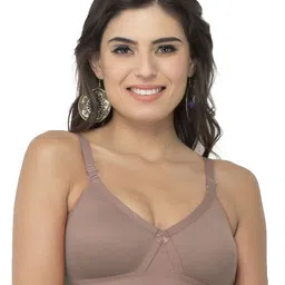 College Girl Pack of 4 Full Coverage Seamless Lightly Padded Minimizer Bra image 5