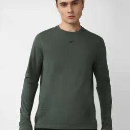 Reebok Green Slim Fit Sports T-Shirt-picture-18