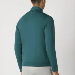 Van Heusen Teal Green Regular Fit Jacket image 2