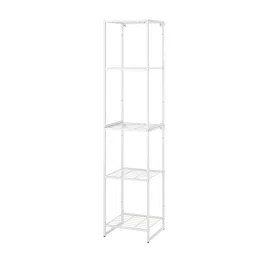 ikea jostein Shelving unit, in/outdoor/wire white, 41x40x180 cm image 1