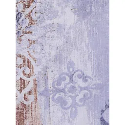 Swayam Veda Printed Purple & Brown 144 TC Cotton King Bedsheet with 2 Pillow Covers image 4