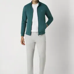 Van Heusen Teal Green Regular Fit Jacket image 5
