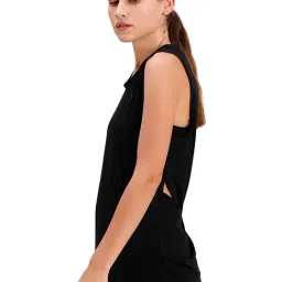Puma Black Regular Fit Yoga Tank Top image 4