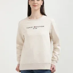 TOMMY HILFIGER Beige Graphic Print Sweatshirt-picture-40