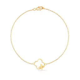 Malabar Gold and Diamonds BIS Hallmark 22k Yellow Gold Flexible Fit Bracelet for Women-image-3