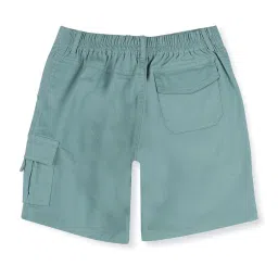 Gini & Jony Kids Teal Blue Cotton Regular Fit Shorts image 2