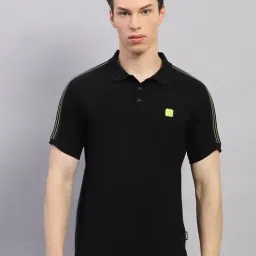 Rock.It Black Cotton Regular Fit Polo T-Shirt-picture-23