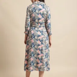 Cantabil Multicolor Printed A Line Dress image 2