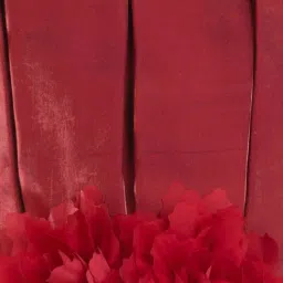 Peppermint Kids Maroon Polyester Flared Fit 1 Gown image 5