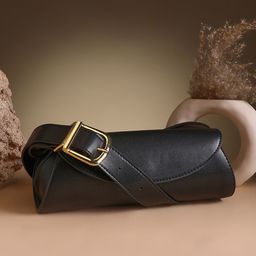 HAUTE SAUCE by Campus Sutra Leather Structured Sling Bag with Tasselled-picture-42