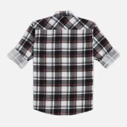 Cavio Boys Multicolour Checks Full Sleeves Shirts image 2