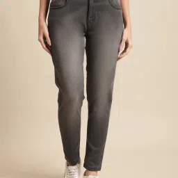 Cantabil Grey Regular Fit Mid Rise Jeans image 1
