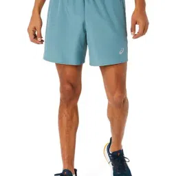 Asics Foggy Teal Regular Fit Sports Shorts-picture-30