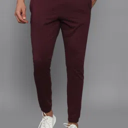 Tribe by Allen Solly Maroon Regular Fit Printed Joggers image 1