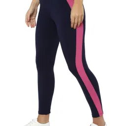 Solly by Allen Solly Navy Regular Fit Tights image 3