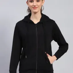 Monte Carlo Black Regular Fit Hoodie-image-0