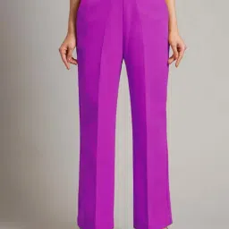 Brinns Purple Regular Fit Trousers-picture-39