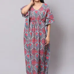 Biba Grey Printed Nighty image 1