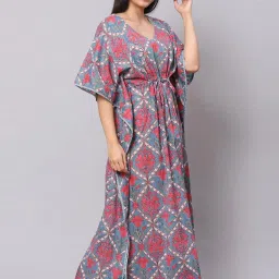 Biba Grey Printed Nighty image 5