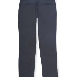 Gini & Jony Kids Navy Cotton Regular Fit Trousers image 2