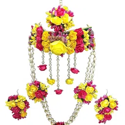 Ringzinnie Beaded Flower Jewellery Set-picture-11