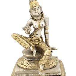 Exotic India Silver-Toned Religious Idol Showpiece-picture-33
