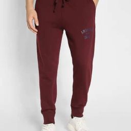American Eagle Outfitters Burgundy Regular Fit Joggers-picture-21