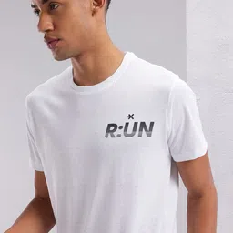 HRX by Hrithik Roshan Typography Printed Running T-shirt image 1
