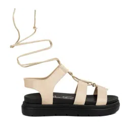 London Rag Women's Beige Gladiator Sandals-image-56