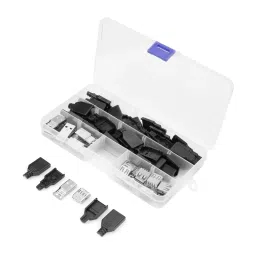 20 Pairs Premium USB Connector with Shell Type-A Male(10Pairs) and Type-A A 2.0 Female (10Pairs) 4 Pin Plug Connectors Assorted USB Connector Kit - RS113920 Pairs Premium USB Connector with Shell Type-A Male(10Pairs) and Type-A A 2.0 Female (10Pairs) 4 Pin Plug Connectors Assorted USB Connector Kit - RS1139-picture-28