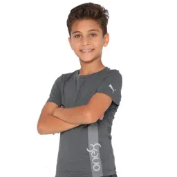 Puma Kids One8 Virat Kohli Grey Printed T-Shirt-picture-15