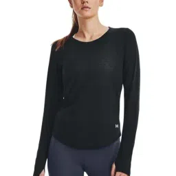 UNDER ARMOUR Black Logo Print Sports T-Shirt-image-34