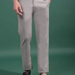 Crimsoune Club Men Straight Fit Mid-Rise Chinos Trousers-picture-41