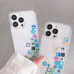 CASE CREATION Women Liquid Glitter Case iPhone 7 Bumper Case Mobile Accessories image 4