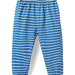 Babyhug Disney Single Jersey Knit Full Sleeves Night Suit With Lion King Graphics - Navy Blue image 5