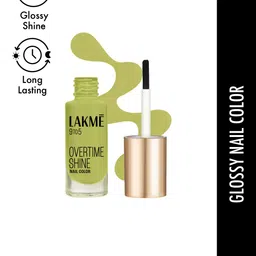 Lakme 9 to 5 Primer + Gloss Nail Color - Lime Treat - 6 ml image 3
