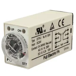 Fuji Electric ST7P Series Super Timer 100 MΩ Insulation Resistance, ST7P-2 DC24V 10S image 3