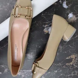 Ronnie Grey Women's Green Casual Pumps-picture-13