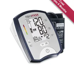 Rossmax MJ701f Automatic Blood Pressure Monitor (White and Blue) image 1