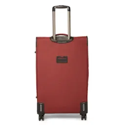 Swiss Brand Vevey Rose Red Large Soft Trolley Bag - 28 cm image 3