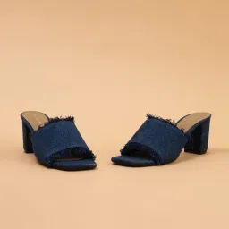 Eridani Women's Ruth Blue Casual Sandals image 1