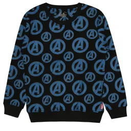Bodycare Kids Black Printed Full Sleeves Sweatshirt image 1