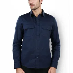 celio Celio* Navy Regular Fit Shirt-picture-34