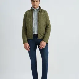GANT Green Striped Regular Fit Shirt image 3