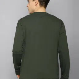 Allen Solly Green Cotton Regular Fit Printed Sweatshirts image 2