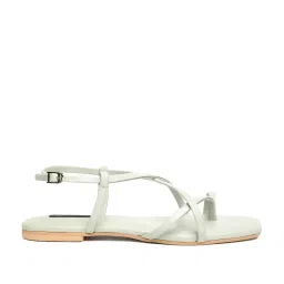 W Women's Green Toe Ring Sandals image 1