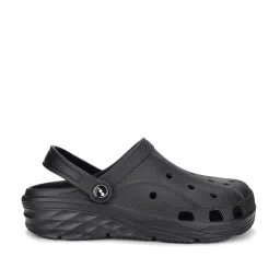 Campus Men's Black Back Strap Clogs image 1